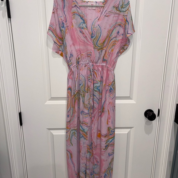 Buddy Love Dresses & Skirts - Buddy Love Pink Multicolor High Low Dress